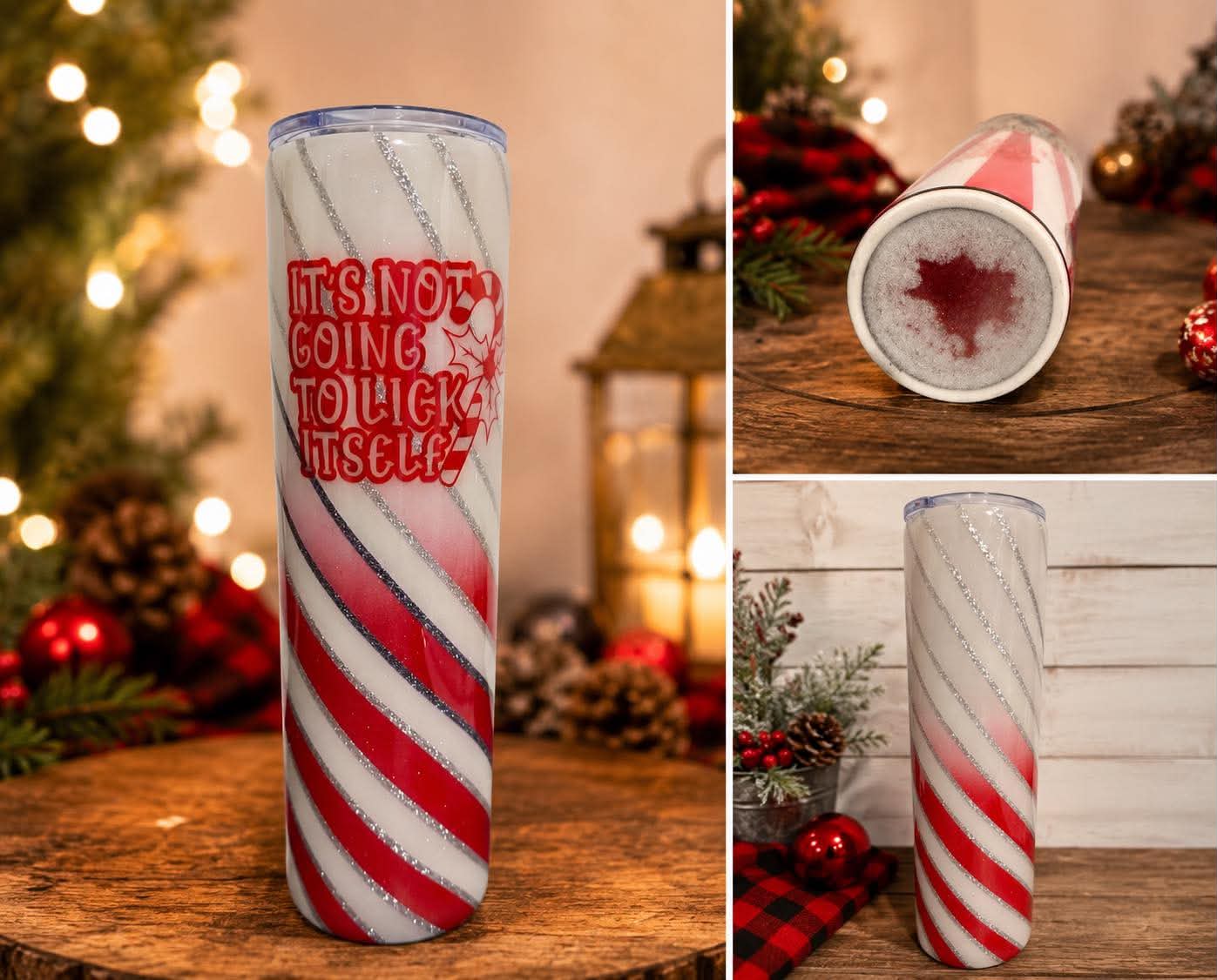 It's Not Going To Lick Itself 32oz Plump Thick Baddie Epoxy Tumbler