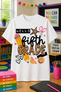 Hello Fifth Grade Tee – Kids & Adults