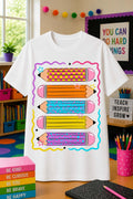 Colorful Pencils Graphic Tee – Back to School