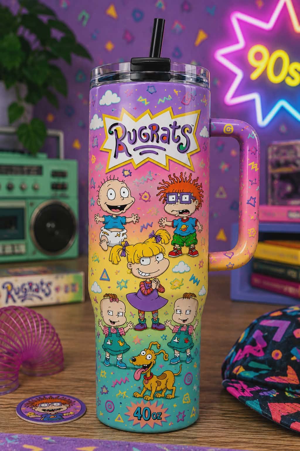 Rugrats 40oz Big Bertha Sublimation Tumbler