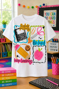 Radiate Positivity Graphic Tee – Teacher Collage